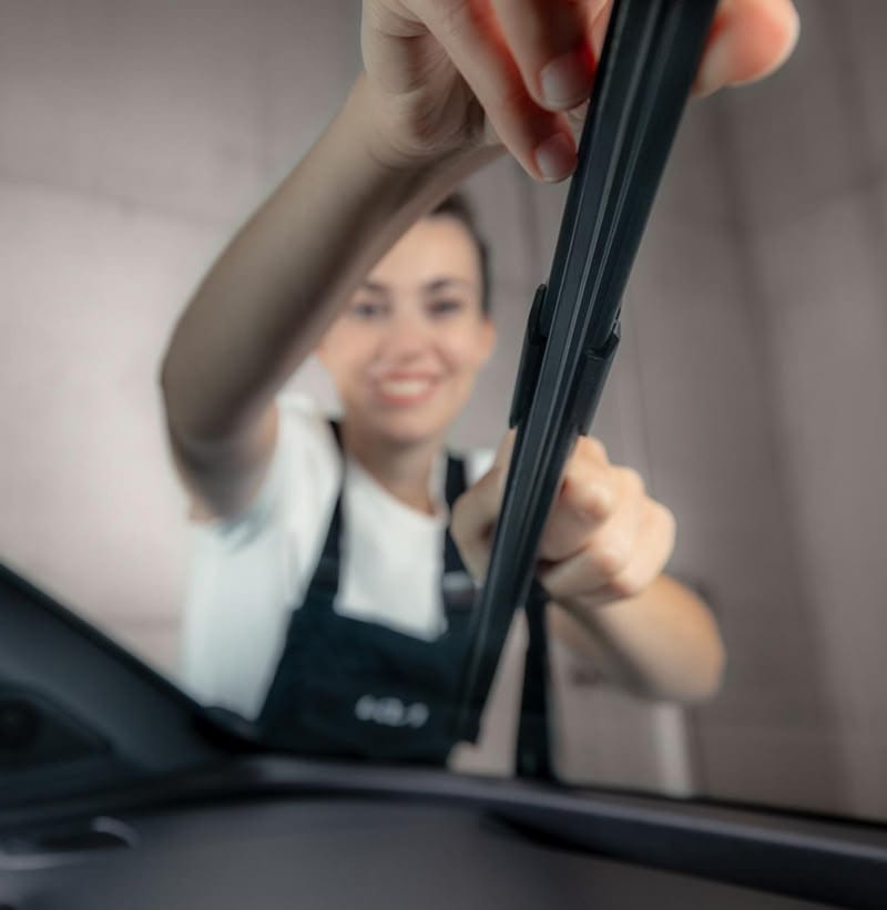 Neue Kia Kompletträder auf einem Kia EV4.